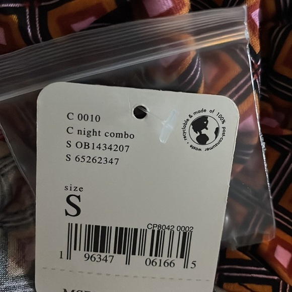 NWT Free People It Takes Two Sleeve Mini Dress in Night Combo - Sz S - Picture 6 of 6